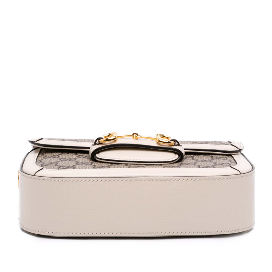 Gucci Small GG Supreme Web Horsebit 1955 Sac porté croisé
