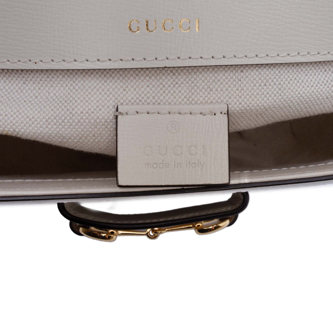 Gucci Small GG Supreme Web Horsebit 1955 Sac porté croisé