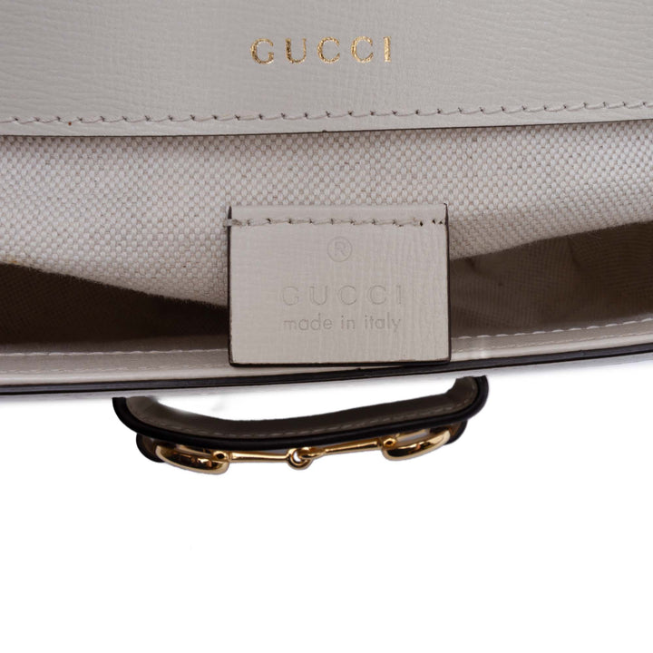 Gucci Small GG Supreme Web Horsebit 1955 Sac porté croisé