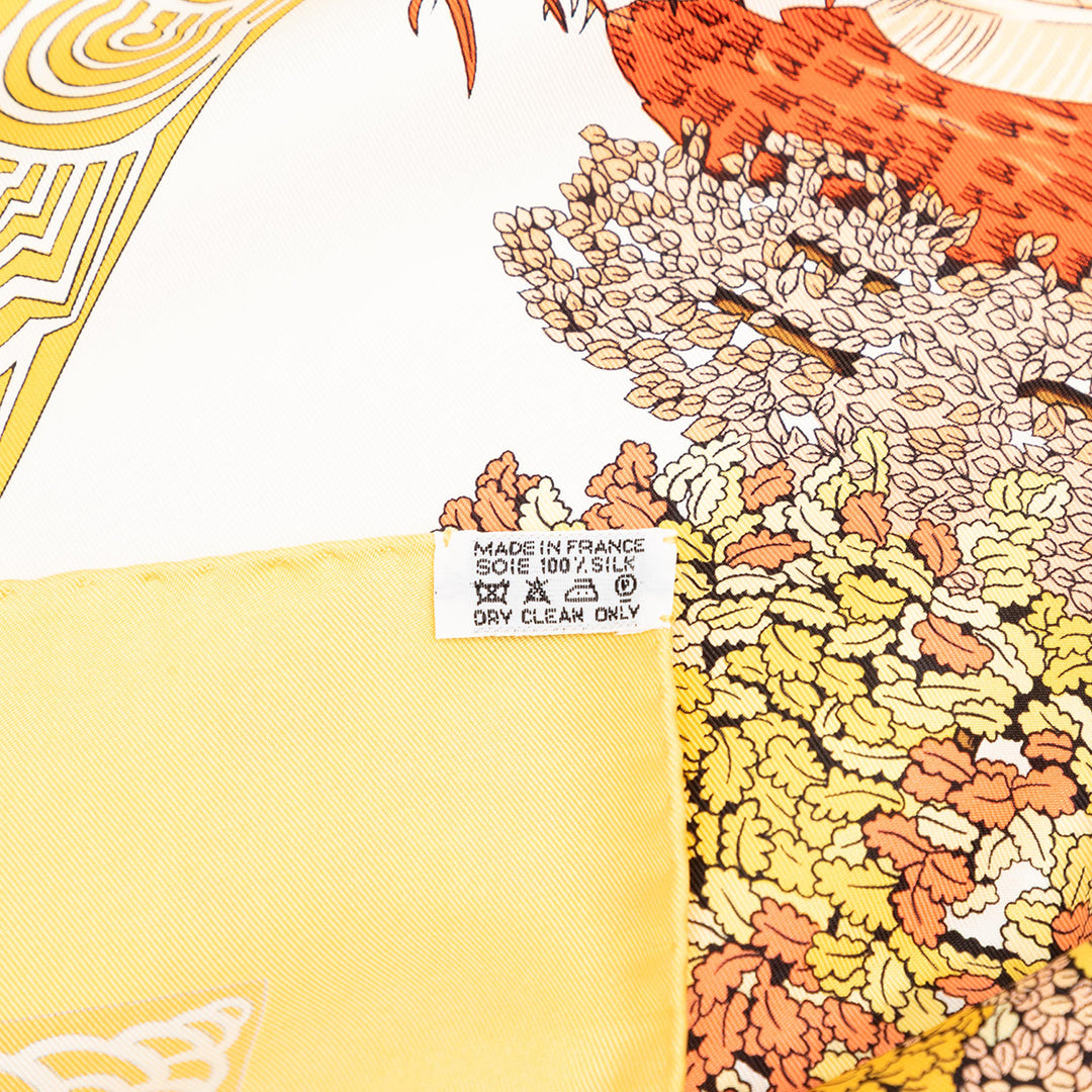 Hermès Les Legendes de l Arbre Foulard 90 Soie