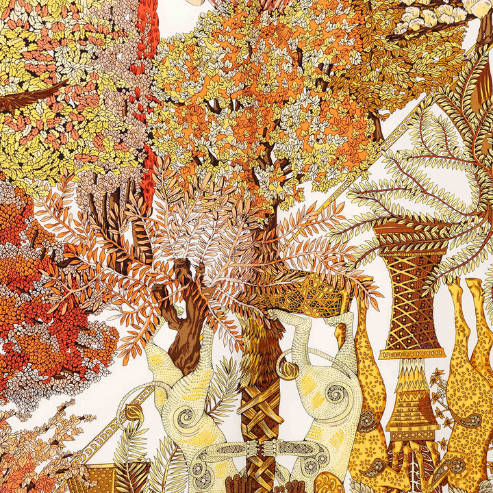 Hermès Les Legendes de l Arbre Foulard 90 Soie