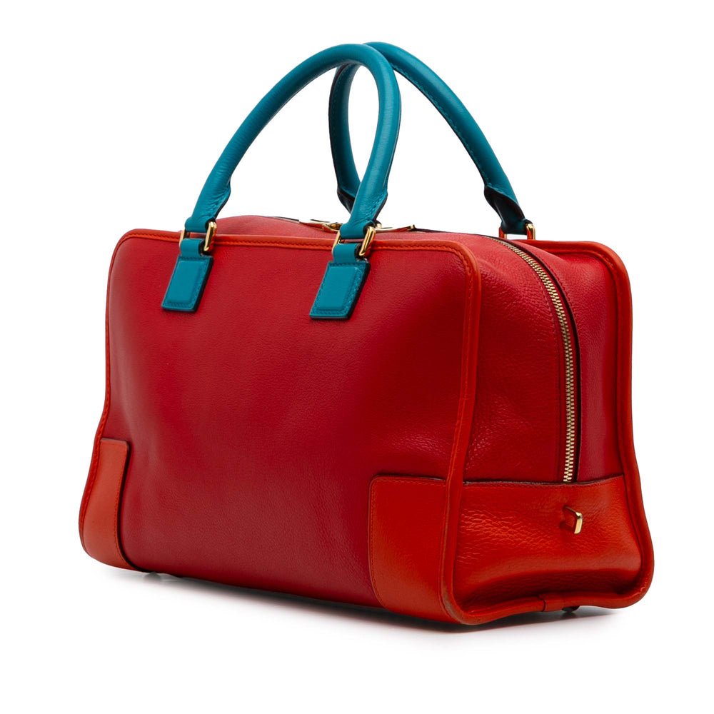 Limited Edition Tricolor Leather Amazona 36 Red - Gaby Paris