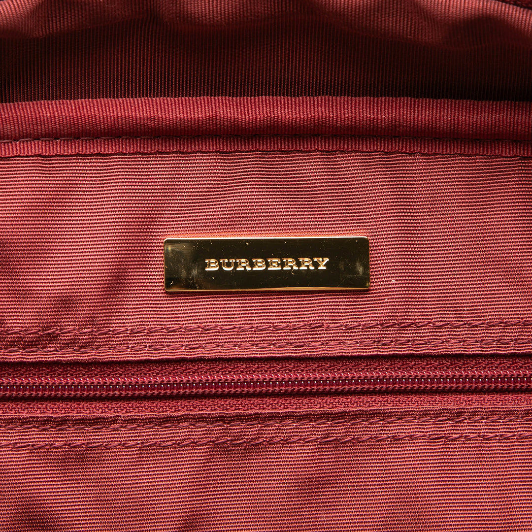 Burberry House Check Toile Sac cartable Marron – GABY PARIS Authentique