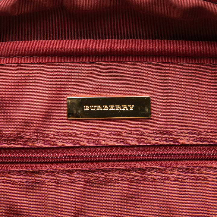 Burberry House Check Toile Sac cartable Marron – GABY PARIS Authentique