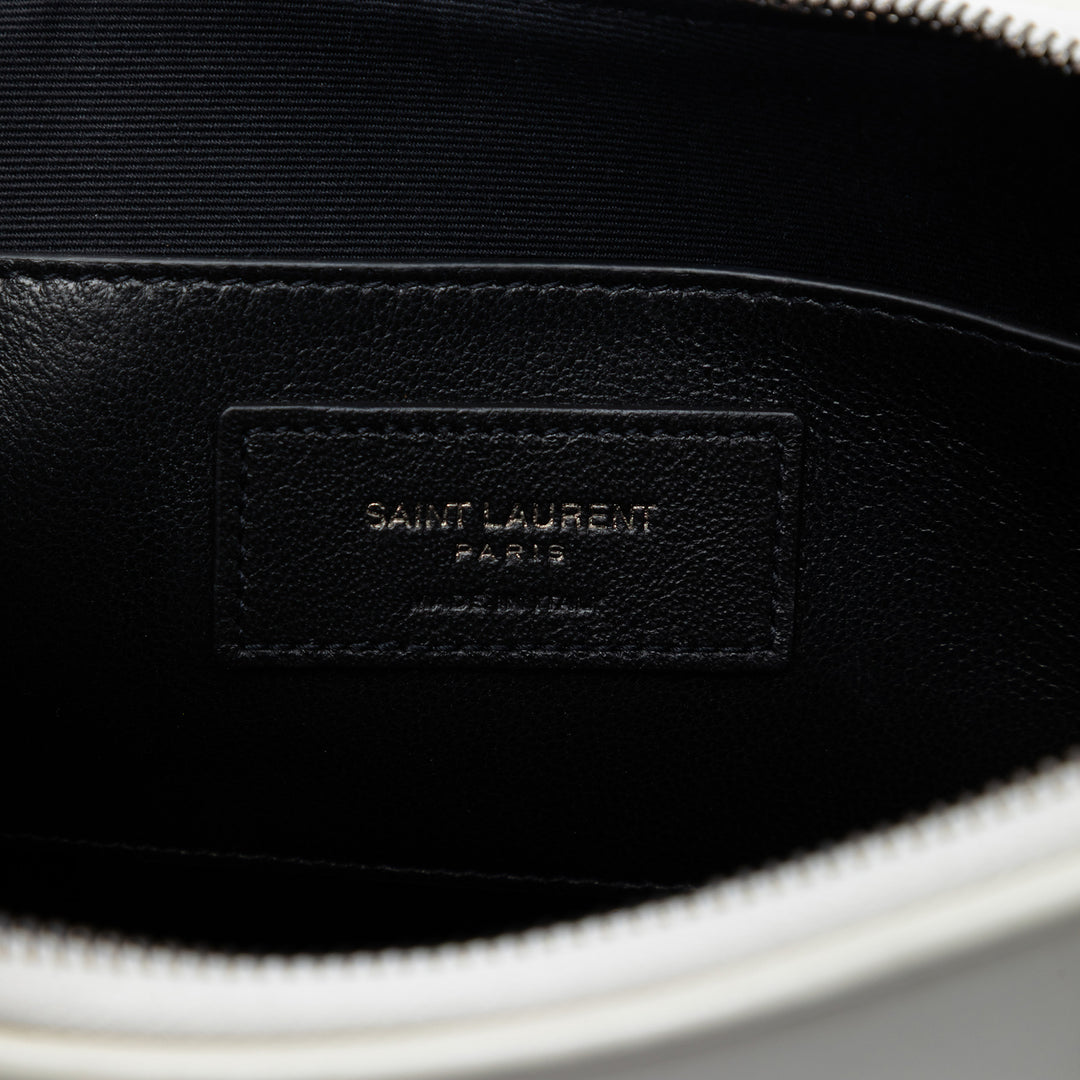 Saint Laurent Cuir Monogram Heart Pompon Sac porté croisé