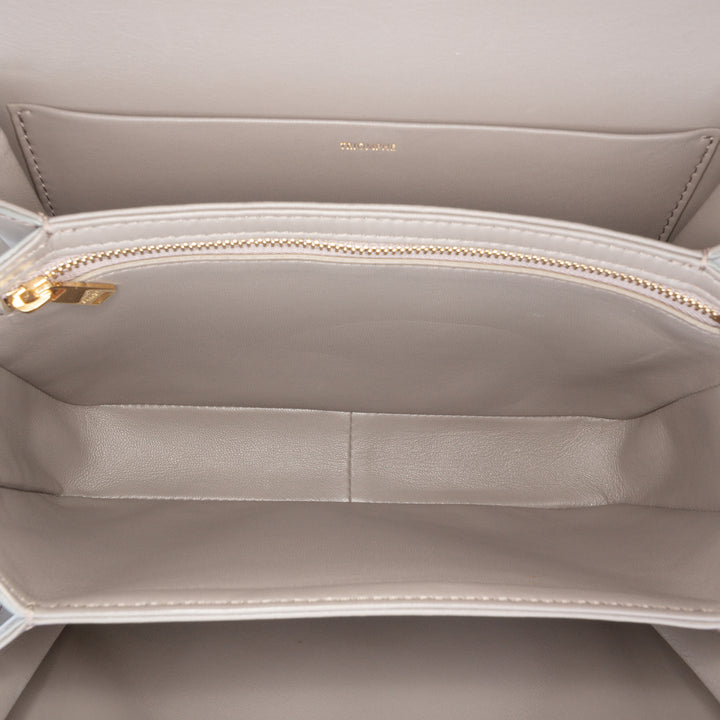 Celine Classique brillant Cuir de veau Triomphe Sac porté croisé