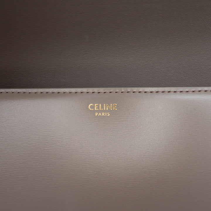 Celine Classique brillant Cuir de veau Triomphe Sac porté croisé