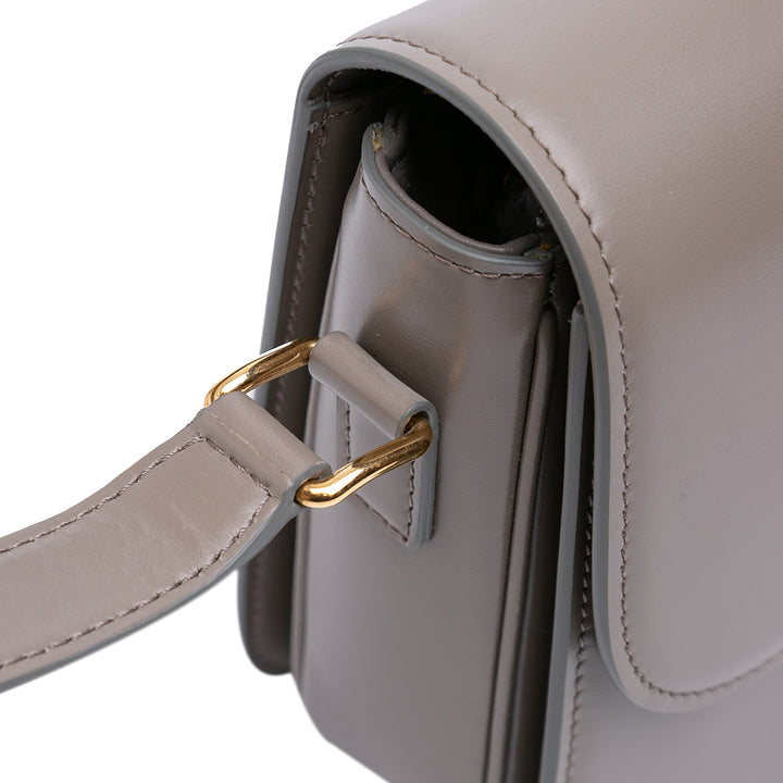 Celine Classique brillant Cuir de veau Triomphe Sac porté croisé