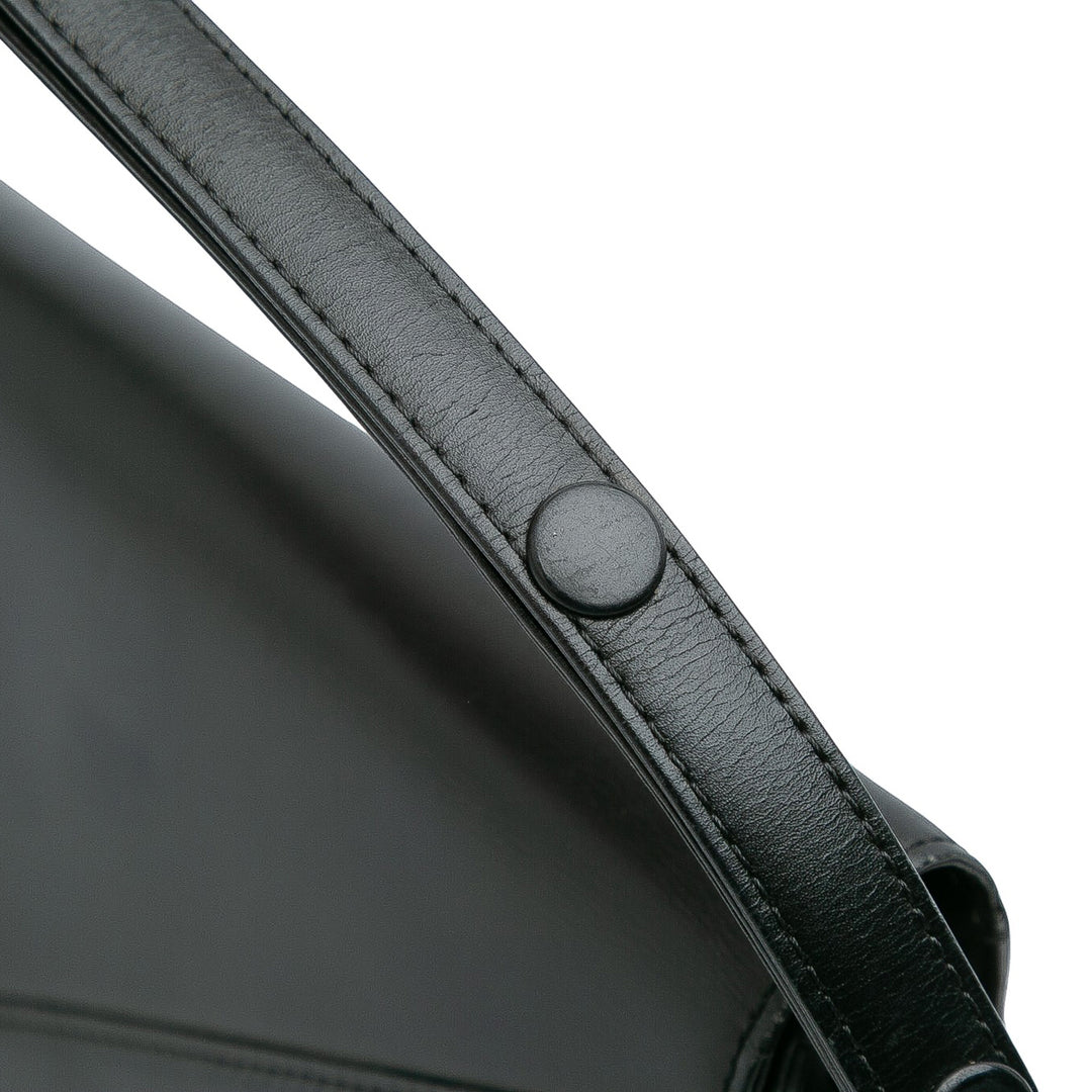 Saint Laurent Cuir Sac à main Noir – GABY PARIS Authentique