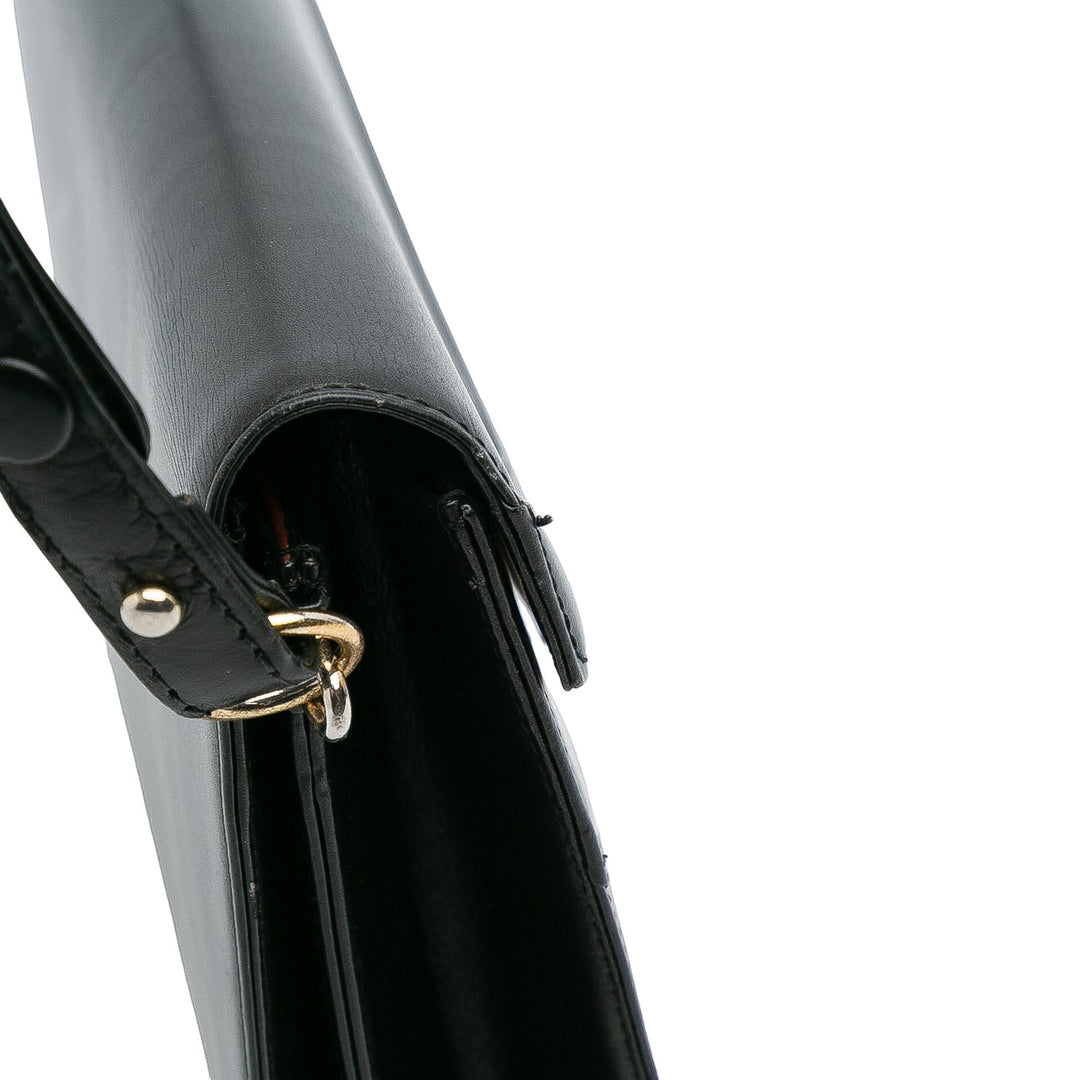 Saint Laurent Cuir Sac à main Noir – GABY PARIS Authentique