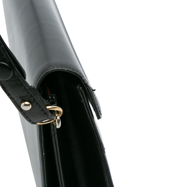 Saint Laurent Cuir Sac à main Noir – GABY PARIS Authentique