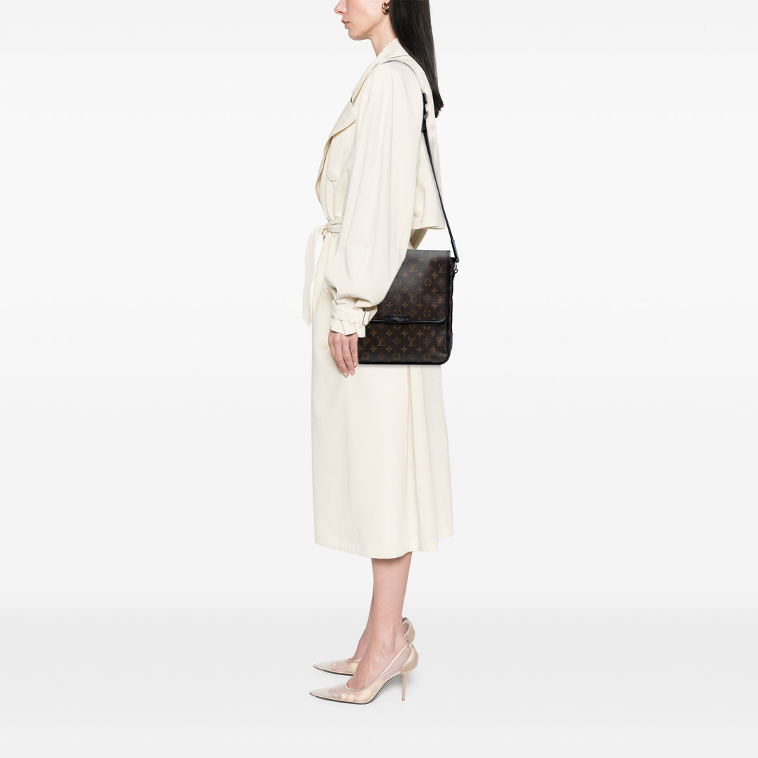 Louis Vuitton Monogram Macassar Bass MM Marron – GABY PARIS Authentique