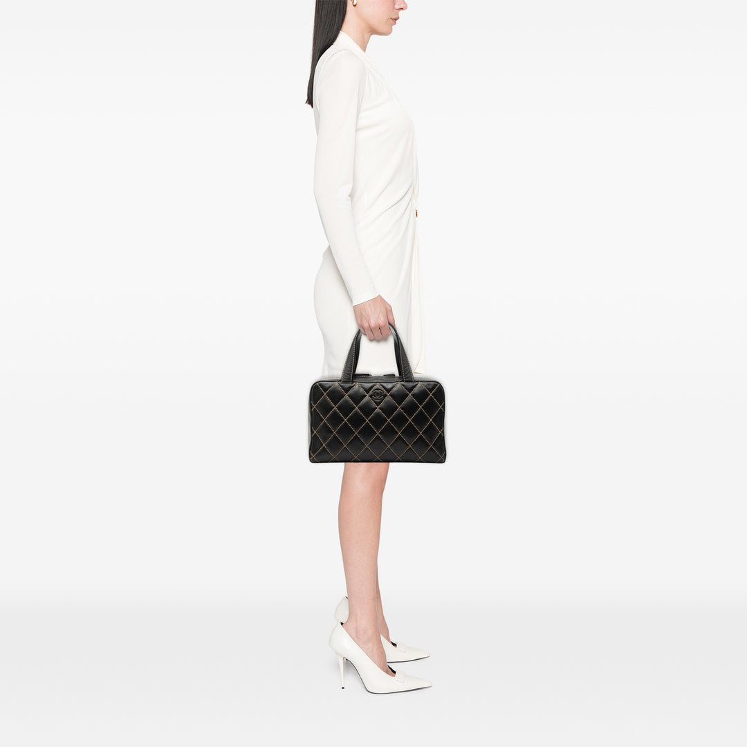 Chanel CC Cuir d’agneau Wild Stitch Sac à main