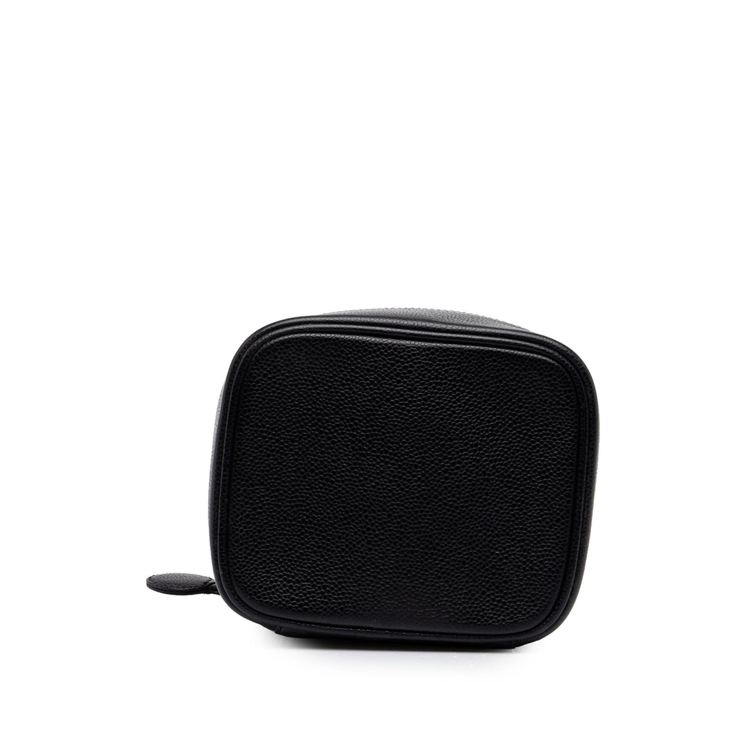 Chanel CC Vanity Cuir caviar Noir – vue 3 – GABY PARIS