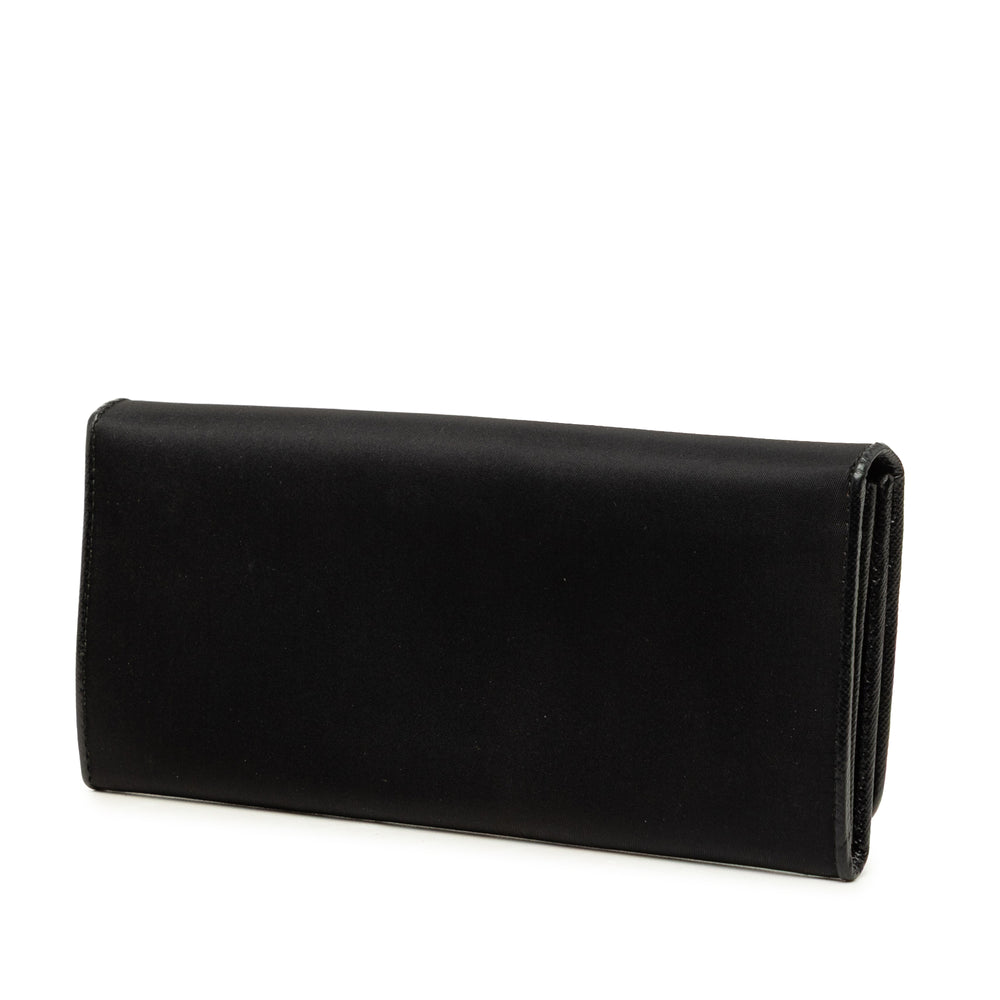 Prada Portefeuille long Tessuto Noir – vue 2 – GABY PARIS