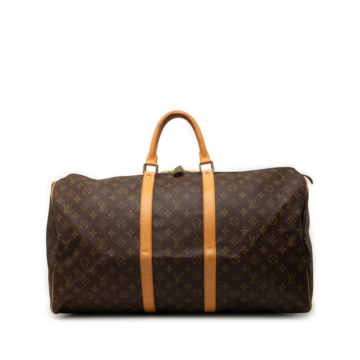Louis Vuitton Keepall 55 Monogram Marron