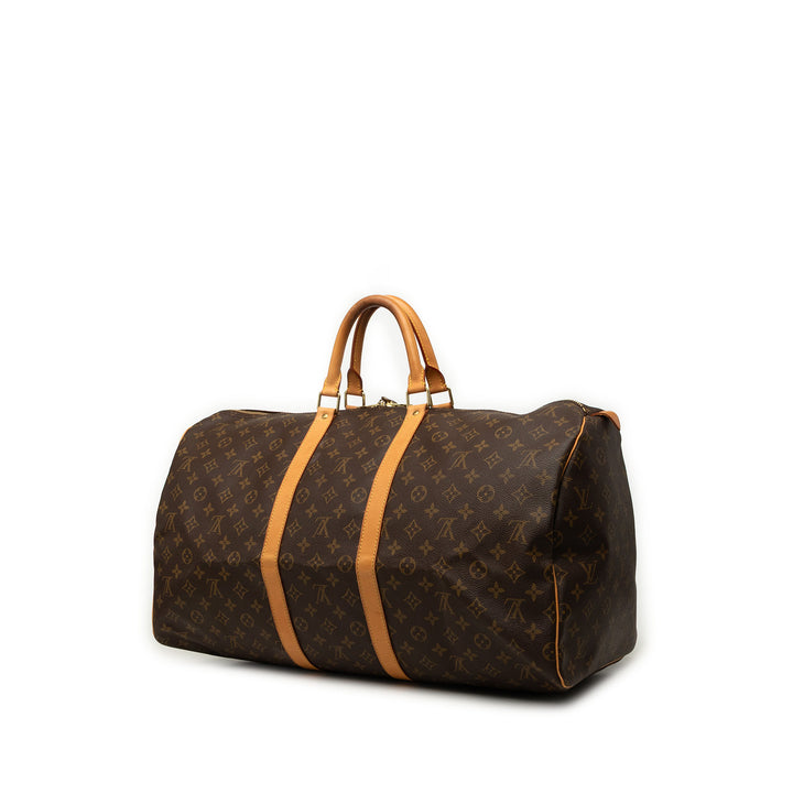 Louis Vuitton Keepall 55 Monogram Marron