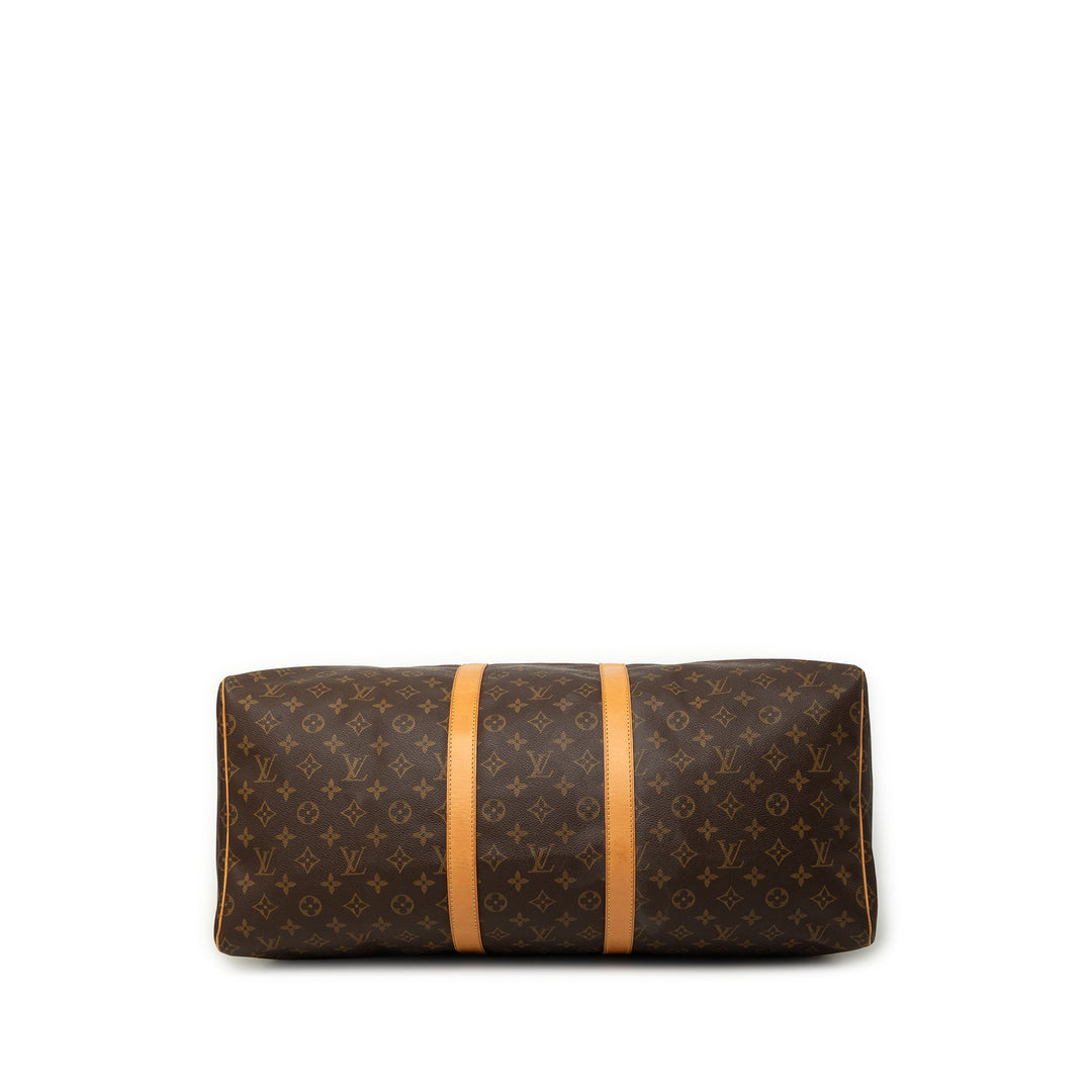 Louis Vuitton Keepall 55 Monogram Marron