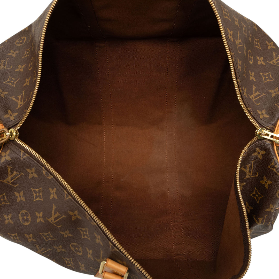 Louis Vuitton Keepall 55 Monogram Marron