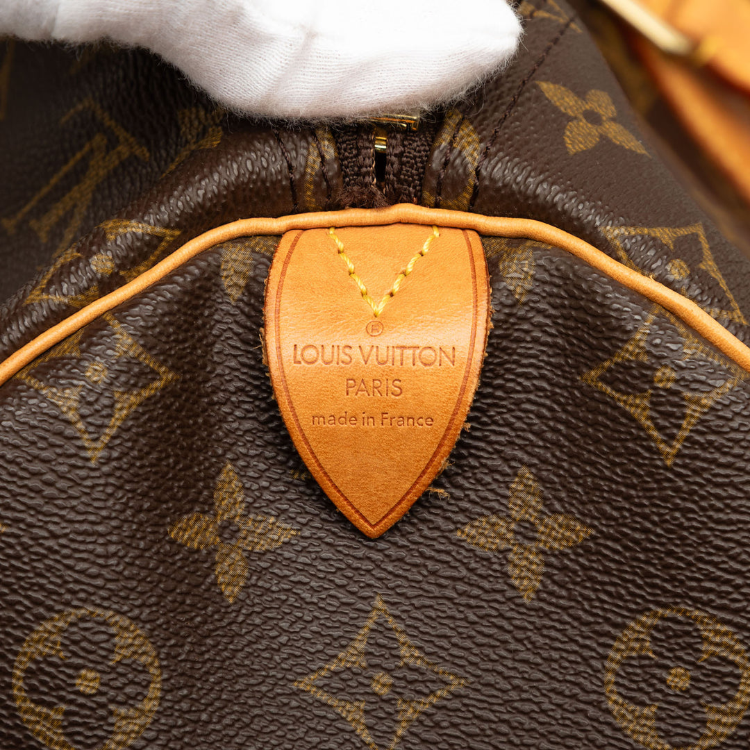 Louis Vuitton Keepall 55 Monogram Marron