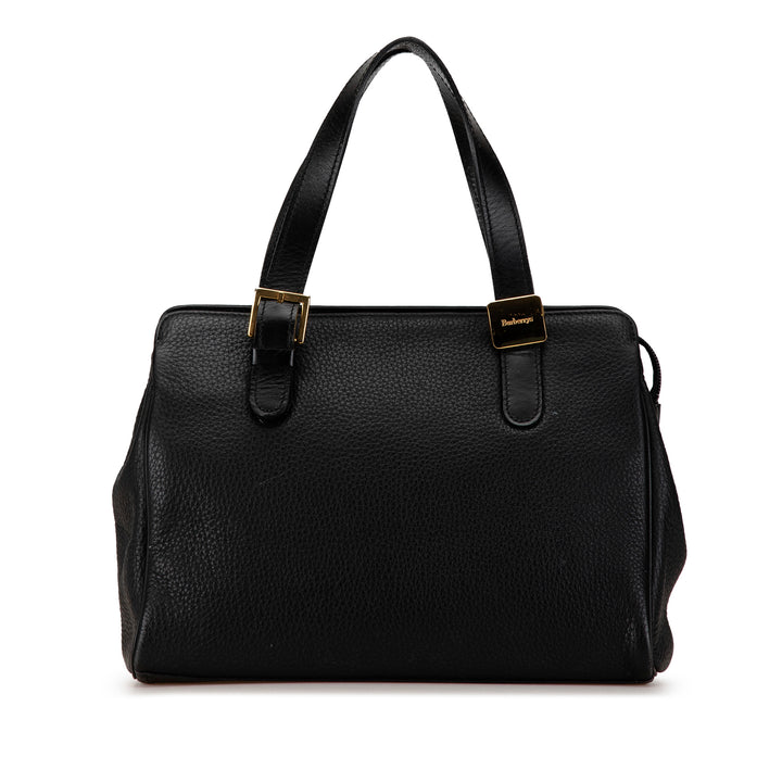 Leather Handbag Black - Gaby Paris