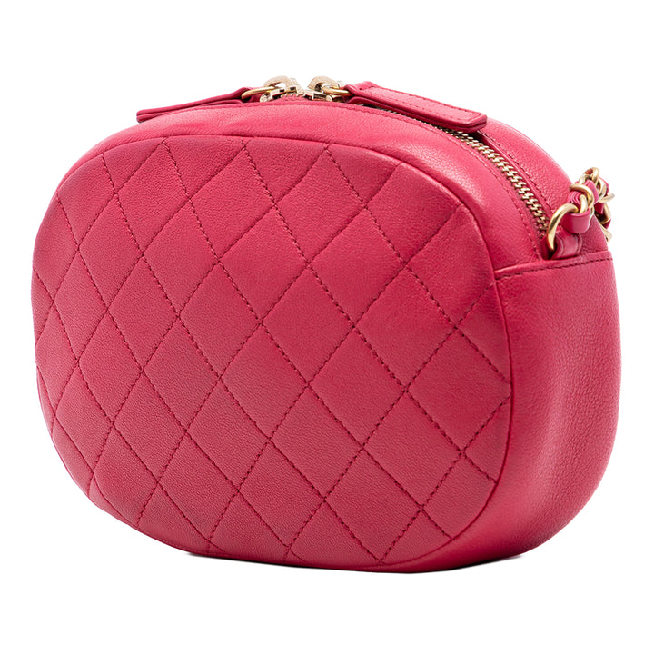 Chanel Cuir d’agneau Coco Midnight Sac caméra