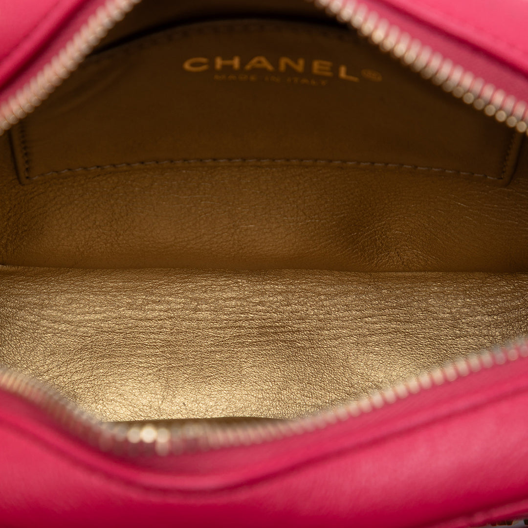 Chanel Cuir d’agneau Coco Midnight Sac caméra