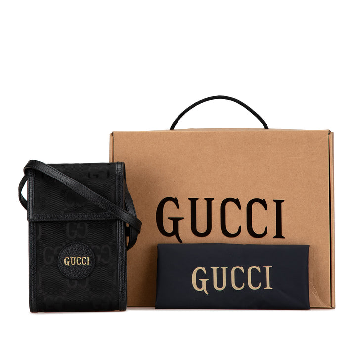 Mini GG Nylon Off The Grid Crossbody Black - Gaby Paris