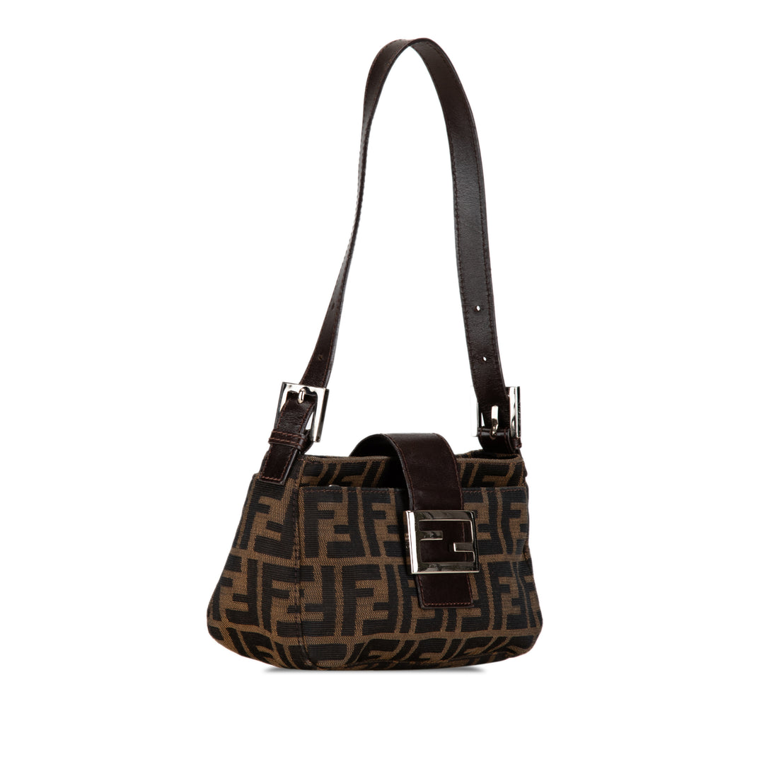 Zucca Canvas Shoulder bag Brown - Gaby Paris