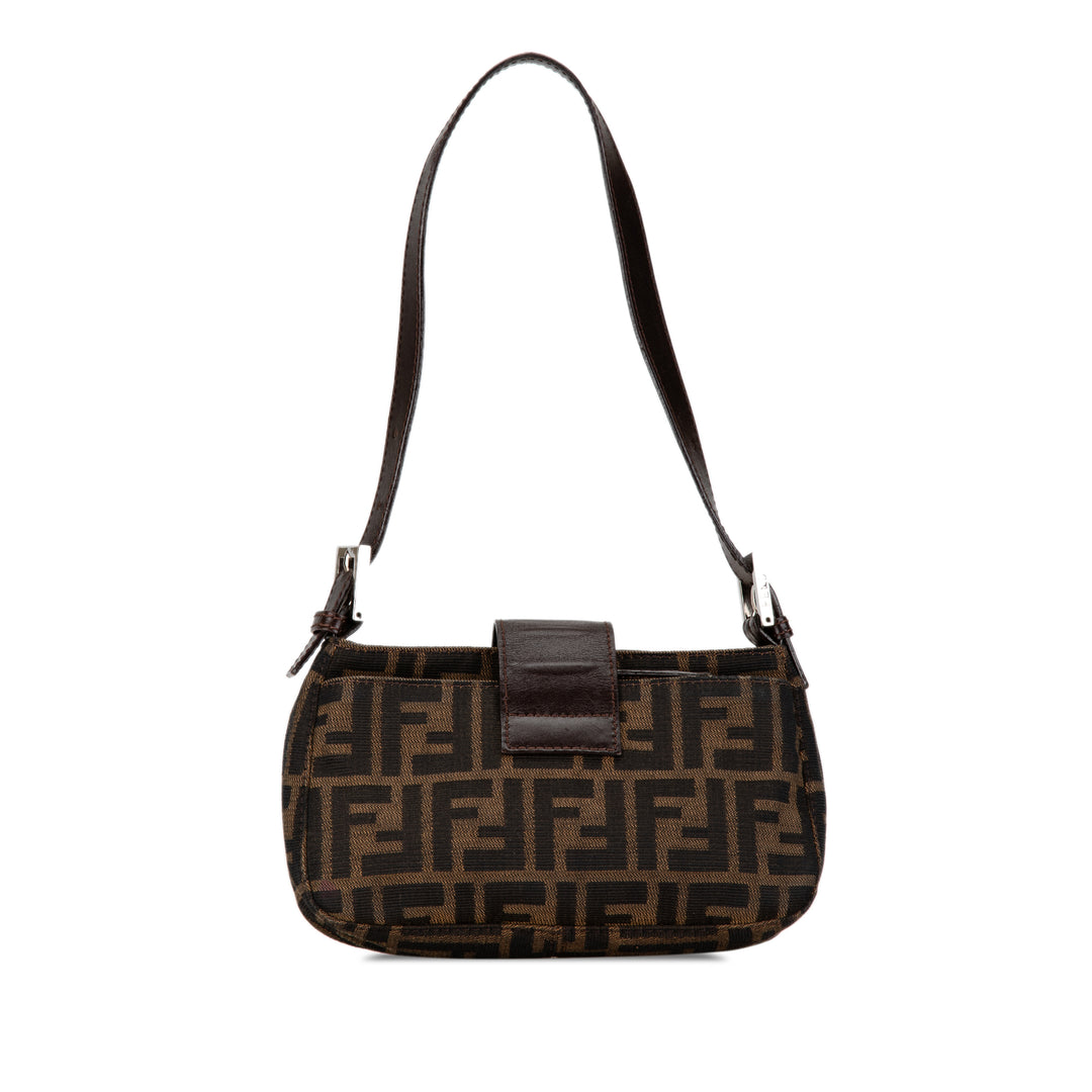 Zucca Canvas Shoulder bag Brown - Gaby Paris