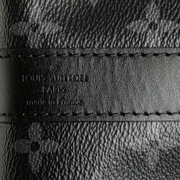 Louis Vuitton Monogram Eclipse Reverse Keepall Bandouliere 50 Gris