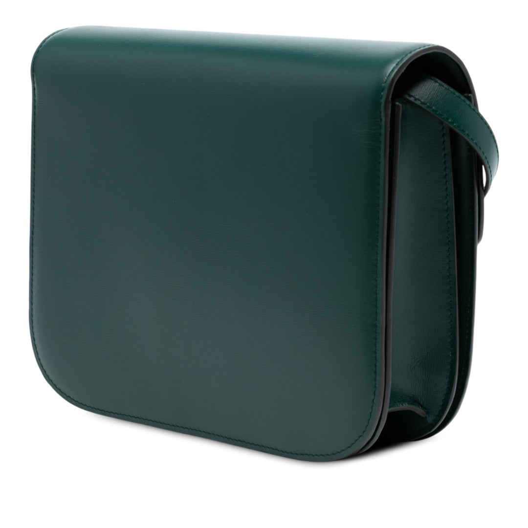 Celine Medium Cuir de veau Classic Boîte Vert – GABY PARIS Authentique