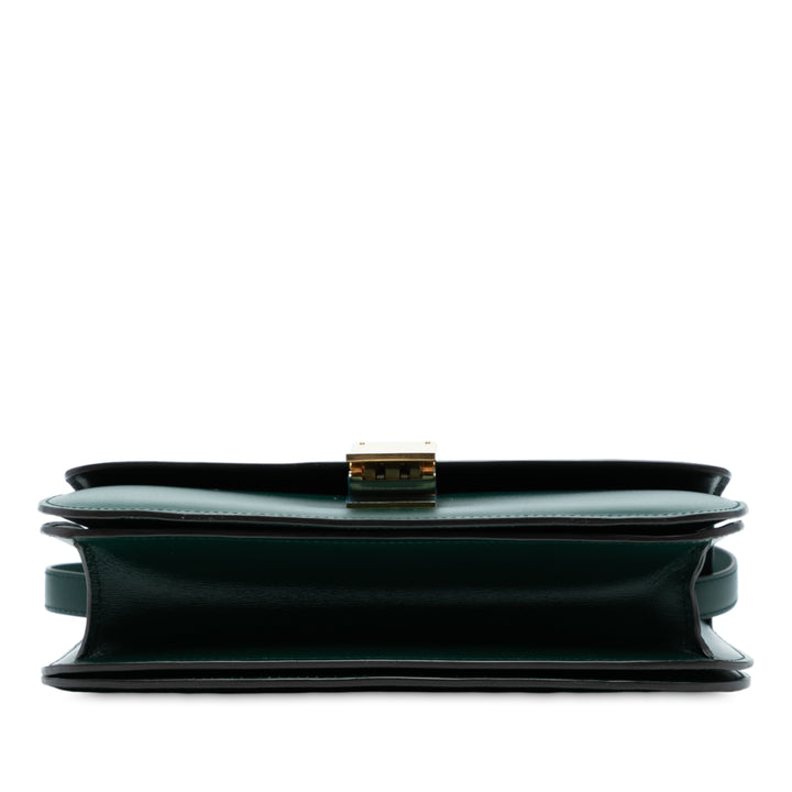 Celine Medium Cuir de veau Classic Boîte Vert – GABY PARIS Authentique