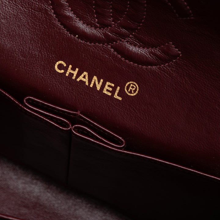 Chanel Small Classic Cuir d’agneau Double rabat Noir