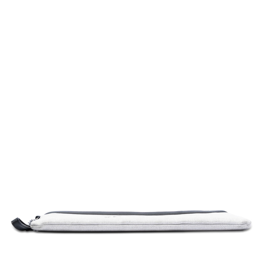 Saint Laurent Toile Rive Gauche Wristlet Pochette