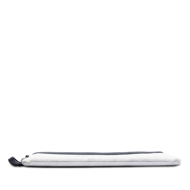 Saint Laurent Toile Rive Gauche Wristlet Pochette
