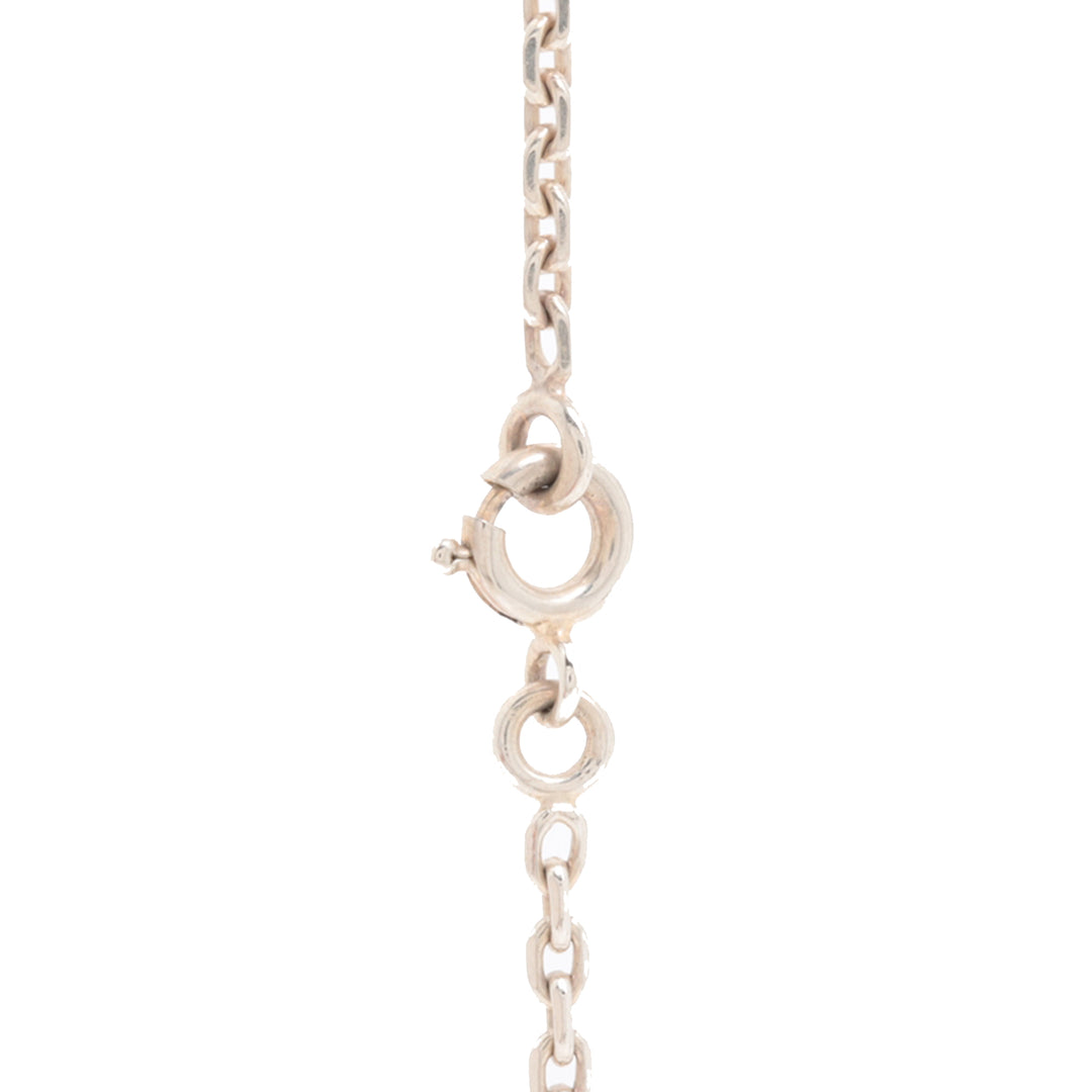 Hermès Sterling Argenté Evelyne Eclipse Pendant Collier Argenté – GABY PARIS Authentique