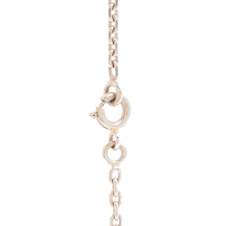 Hermès Sterling Argenté Evelyne Eclipse Pendant Collier Argenté – GABY PARIS Authentique