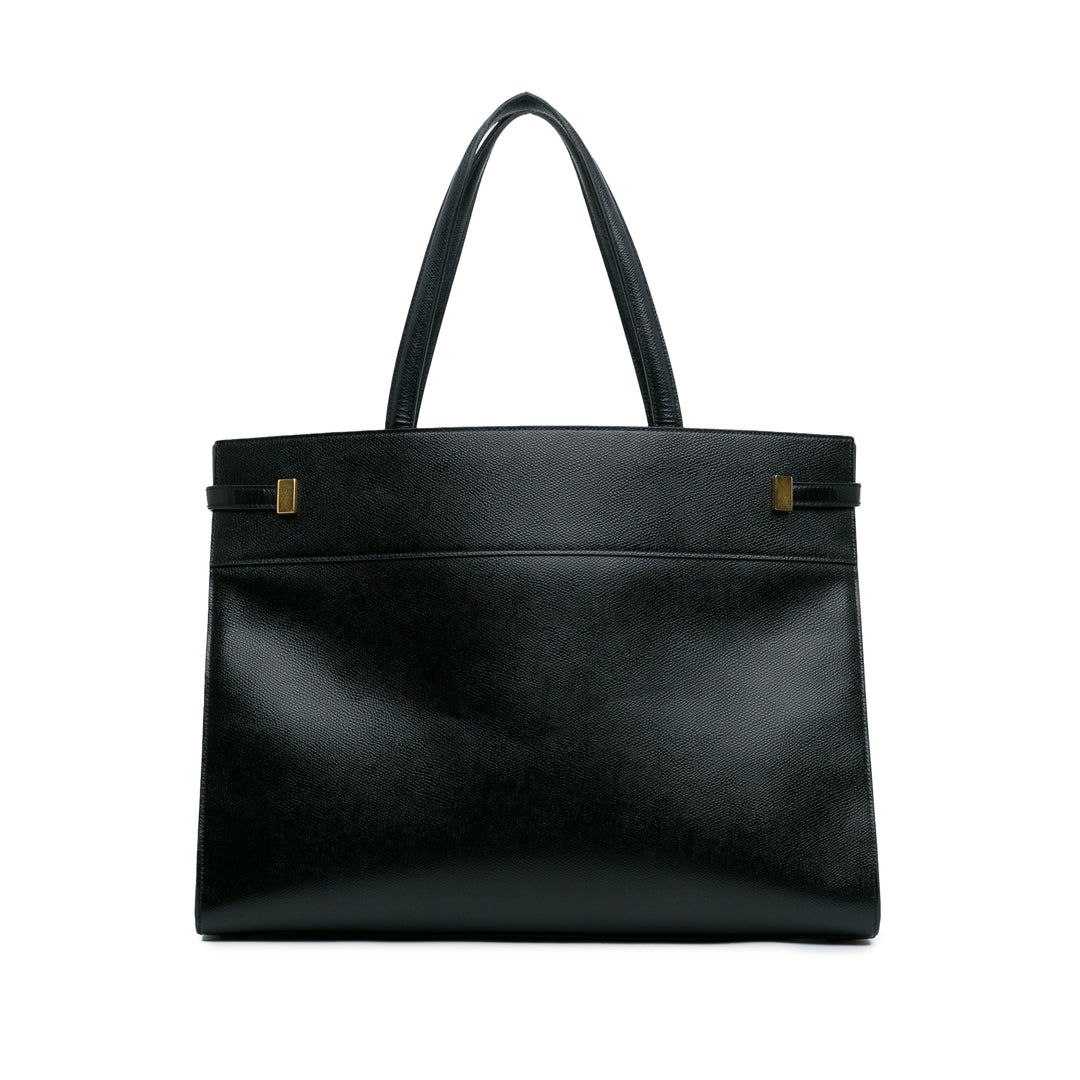 Medium Manhattan Shopper Tote Black - Gaby Paris