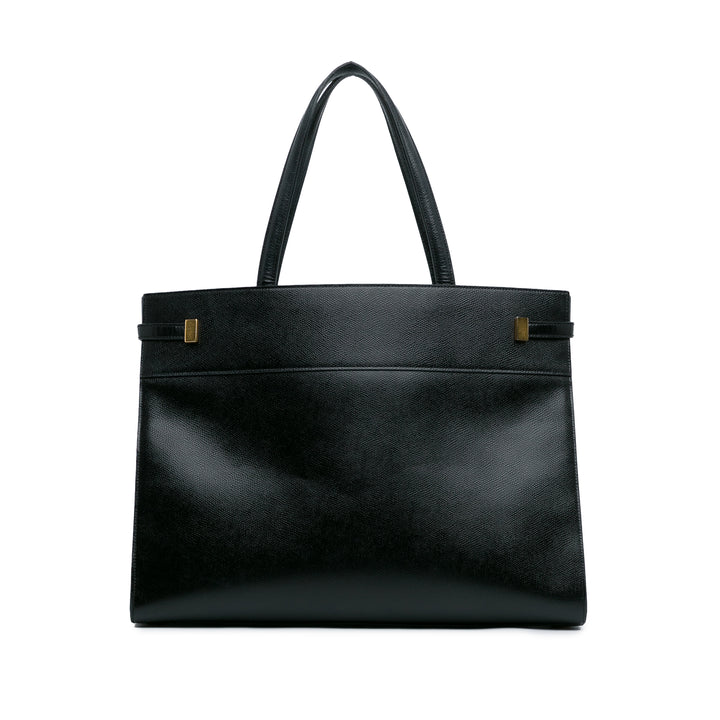 Medium Manhattan Shopper Tote Black - Gaby Paris