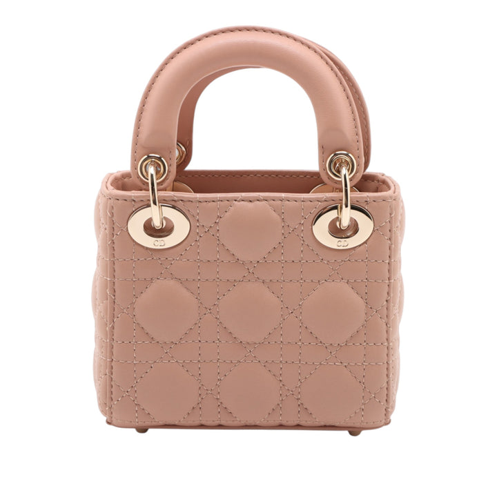 Dior Micro Cuir d’agneau Cannage Lady Dior