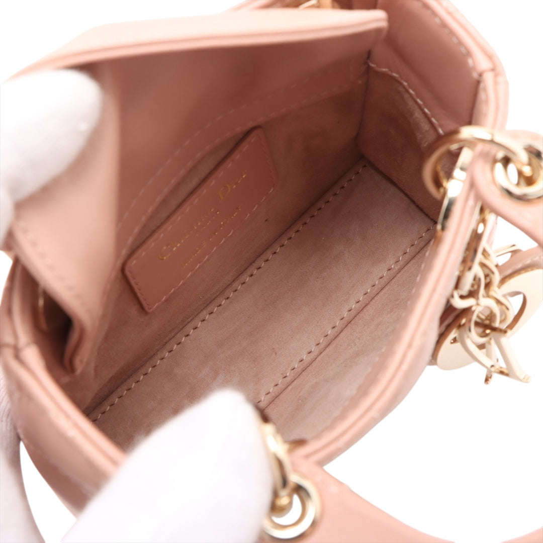 Dior Micro Cuir d’agneau Cannage Lady Dior