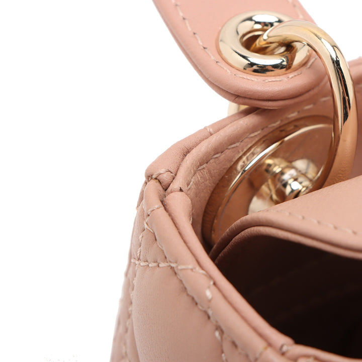 Dior Micro Cuir d’agneau Cannage Lady Dior