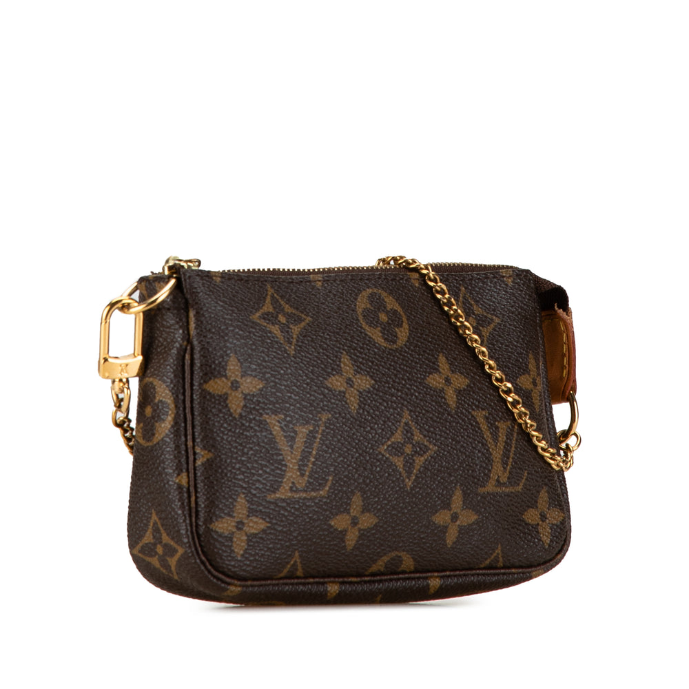 Louis Vuitton Monogram Mini Pochette Accessoires Brown - GABY PARIS