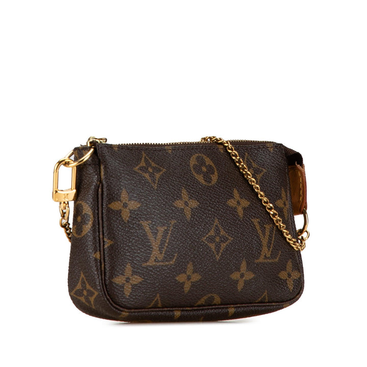 Monogram Mini Pochette Accessoires Brown - Gaby Paris