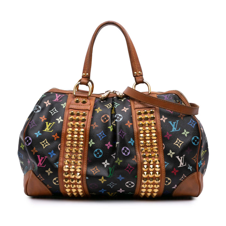 Louis Vuitton Monogram Multicolore Courtney MM Noir