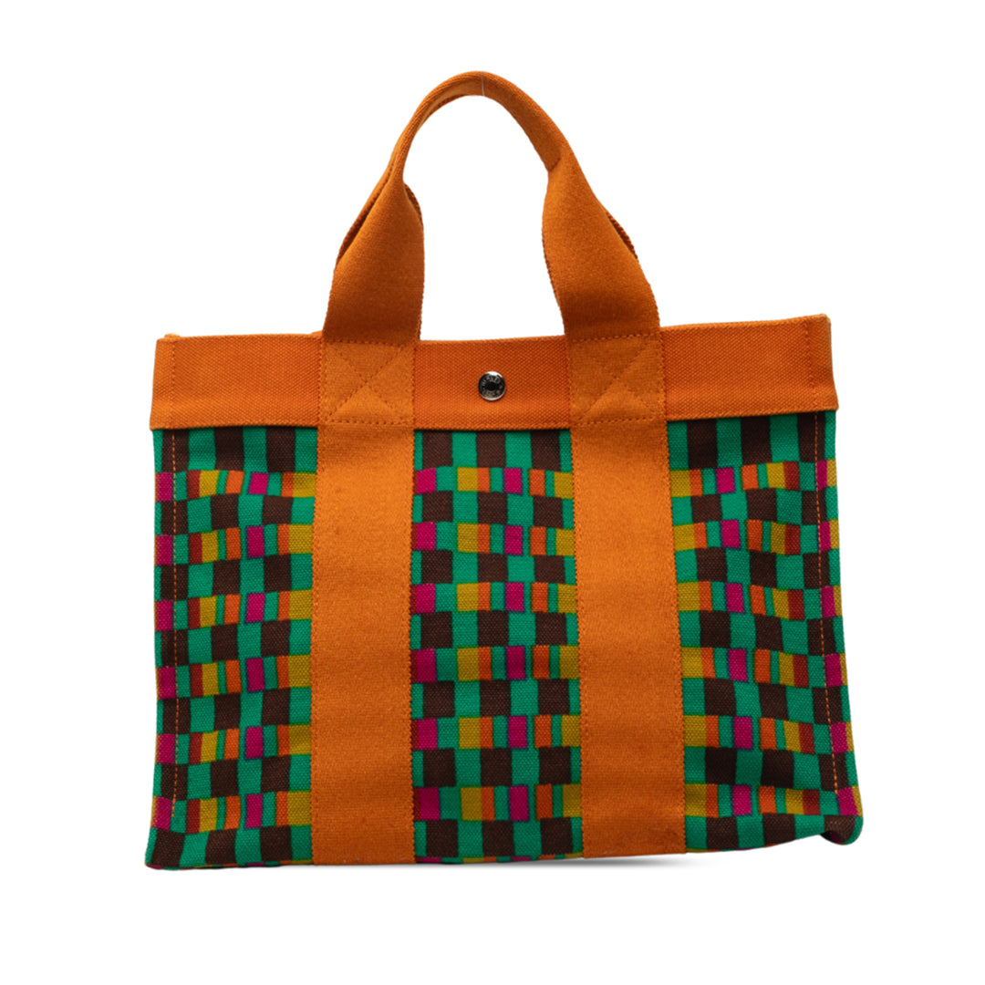 Hermès Cabas Multicolor Imprimé Fourre Tout Multi MM Multicolore – vue principale – GABY PARIS