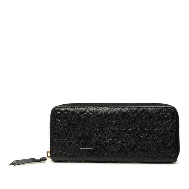 Zippy Portefeuille long Monogram Empreinte Noir