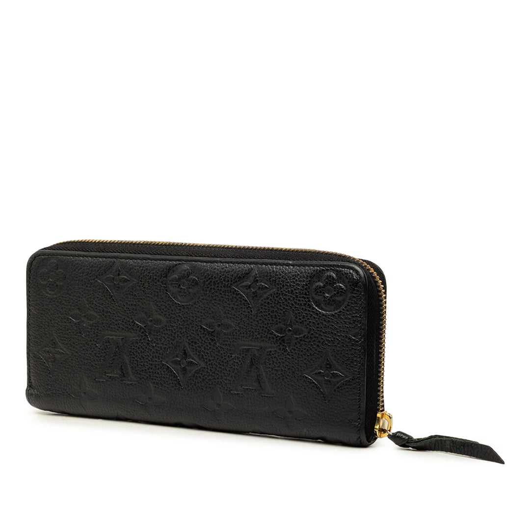 Zippy Portefeuille long Monogram Empreinte Noir