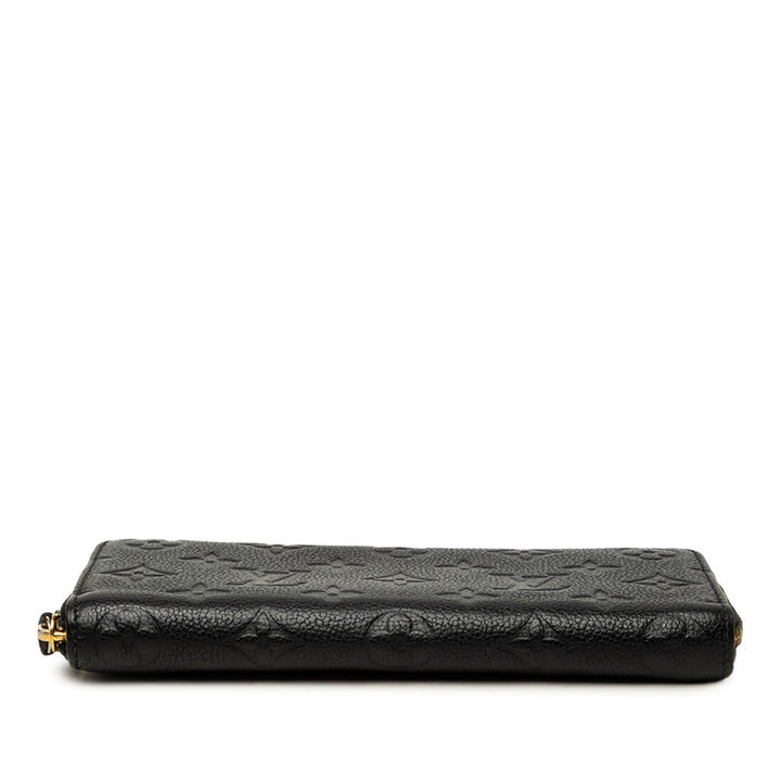 Zippy Portefeuille long Monogram Empreinte Noir